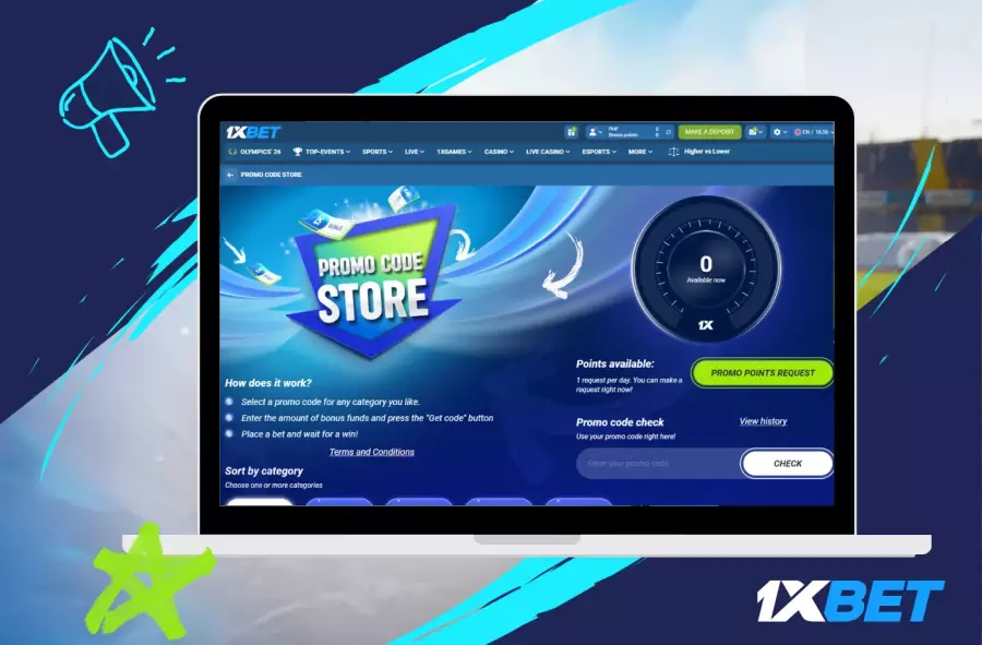 1xBet Promo Code Store