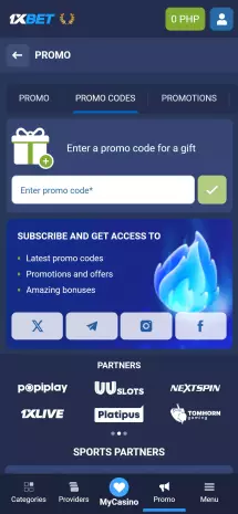 1xBet app screenshot 2