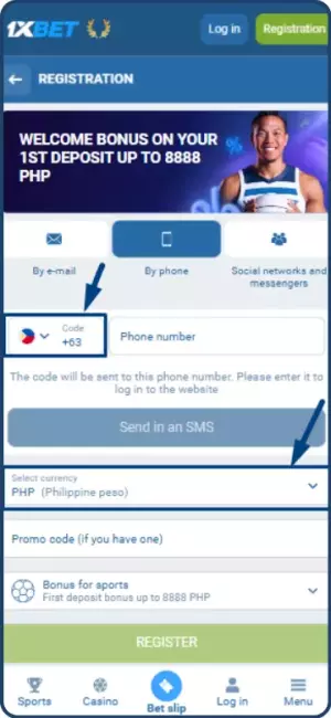 Start for Registration